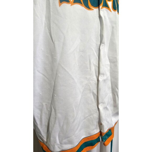 Men's Semi-Pro Jackie Moon Official Flint Tropics Warm-up Suit Costume Halloween - Picture 3 of 10